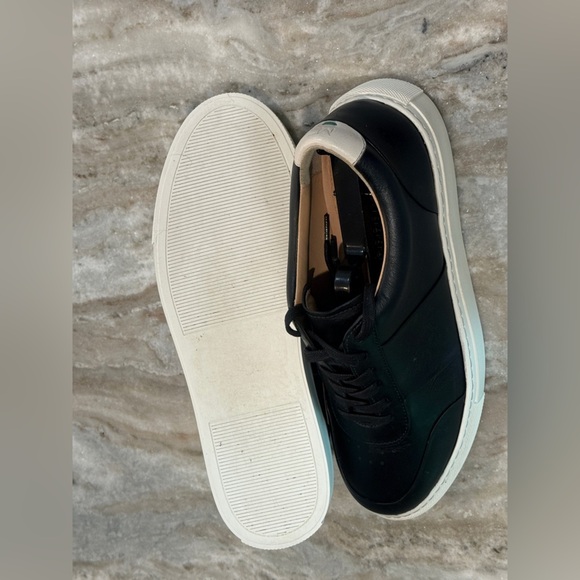 Men’s MORAL CODE Kai Men’s black leather sneakers- Size 8.5 - Picture 14 of 14